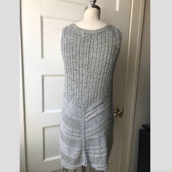 Anthropologie Sparrow Mix Stitch Sweater Tank Grey - Picture 4 of 7